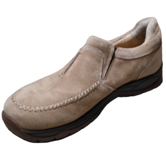 Flat Tire women tan leather flat shoes Size 9 - Picture 3 of 8